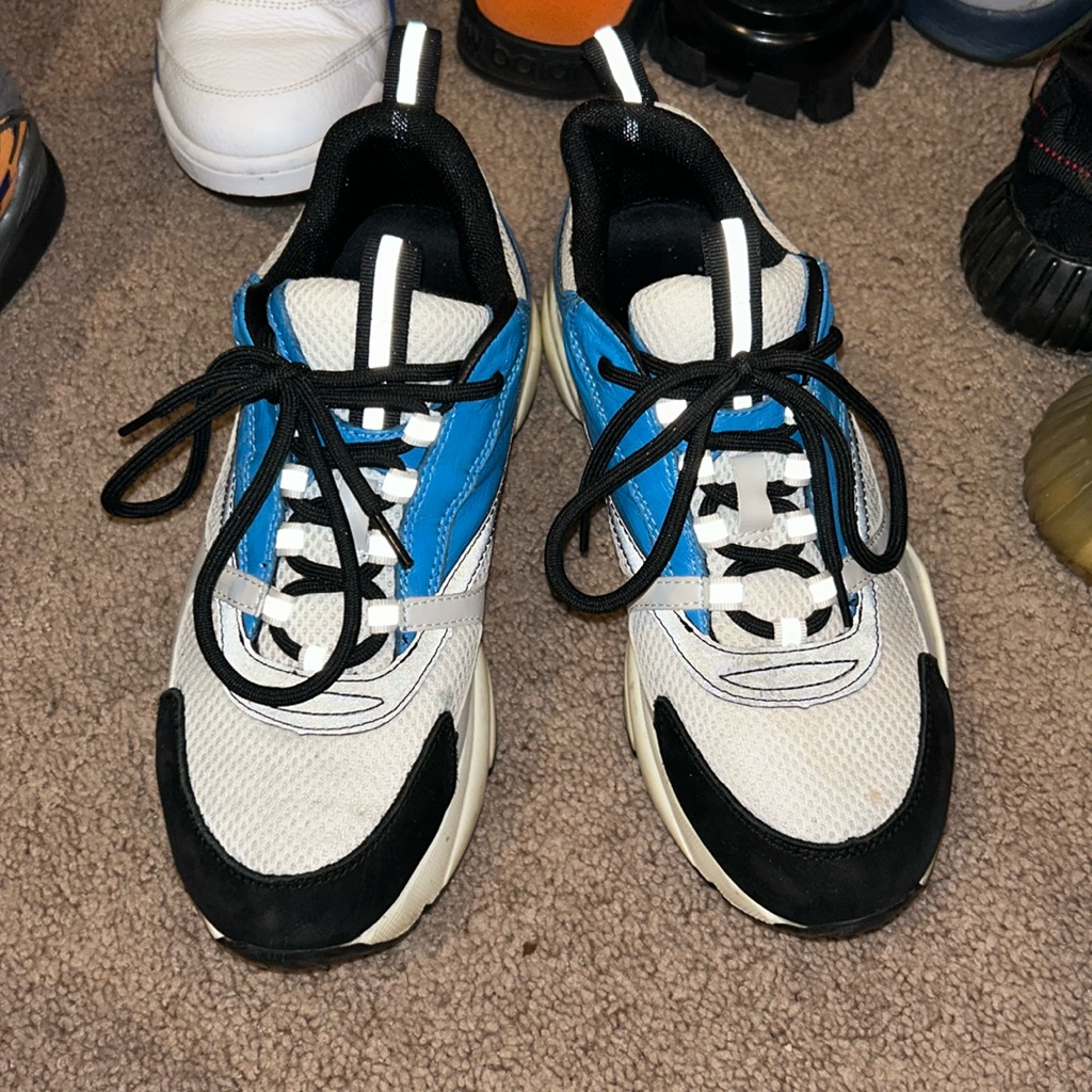 Christian Dior White Blue And Black Used Selling As Is